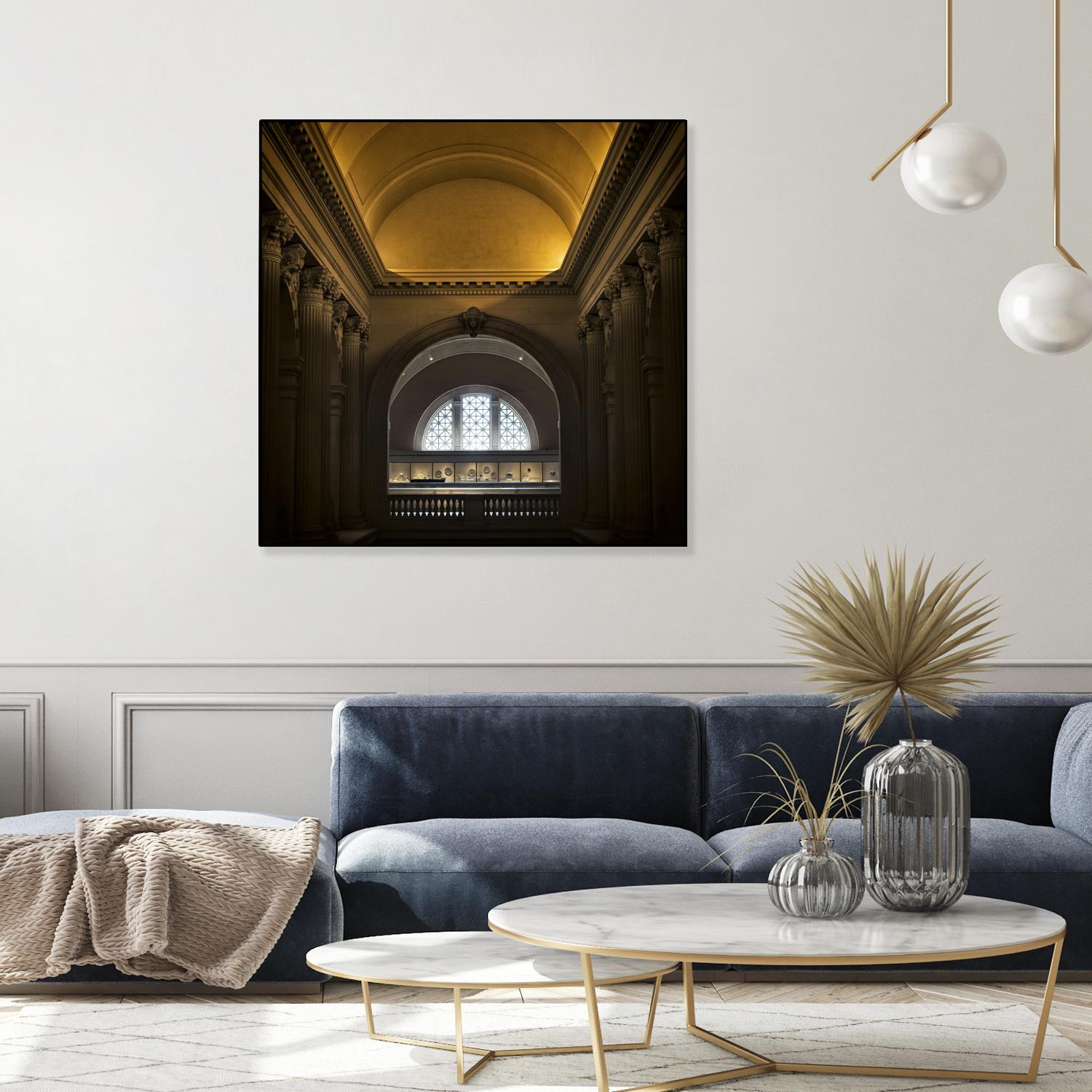 Museum I by Robert Schenck on GIANT ART - brown architectural