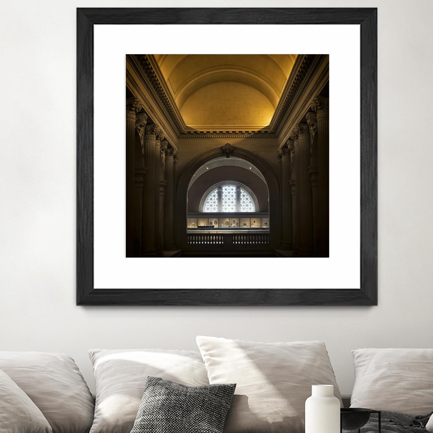 Museum I by Robert Schenck on GIANT ART - brown architectural