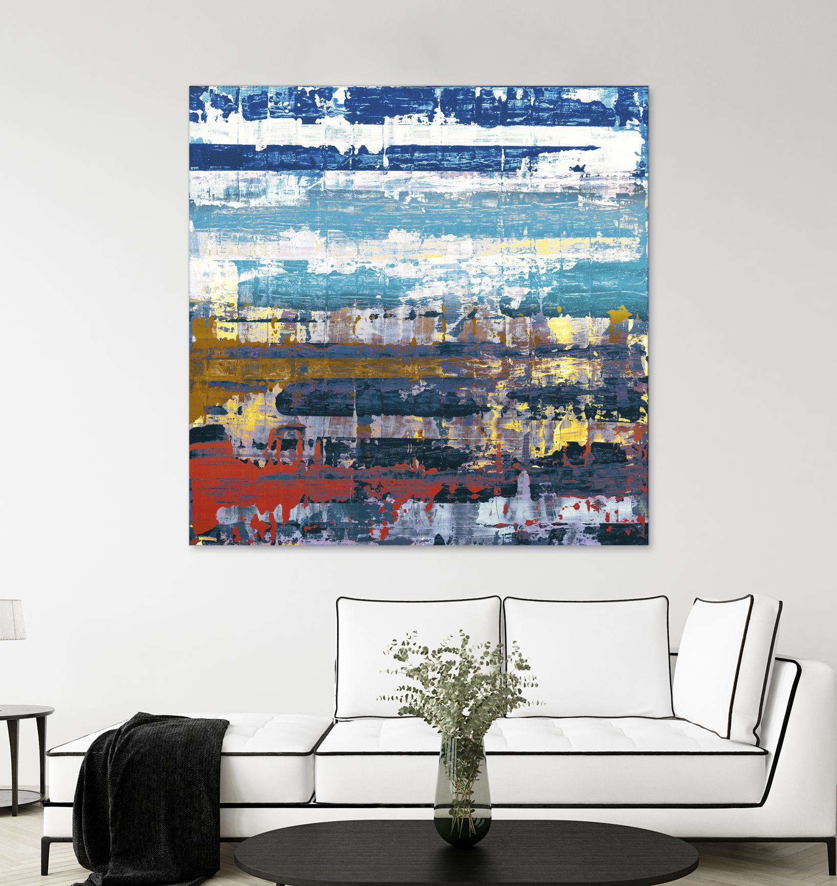 Hold of Time by Edward Selkirk on GIANT ART - red abstract