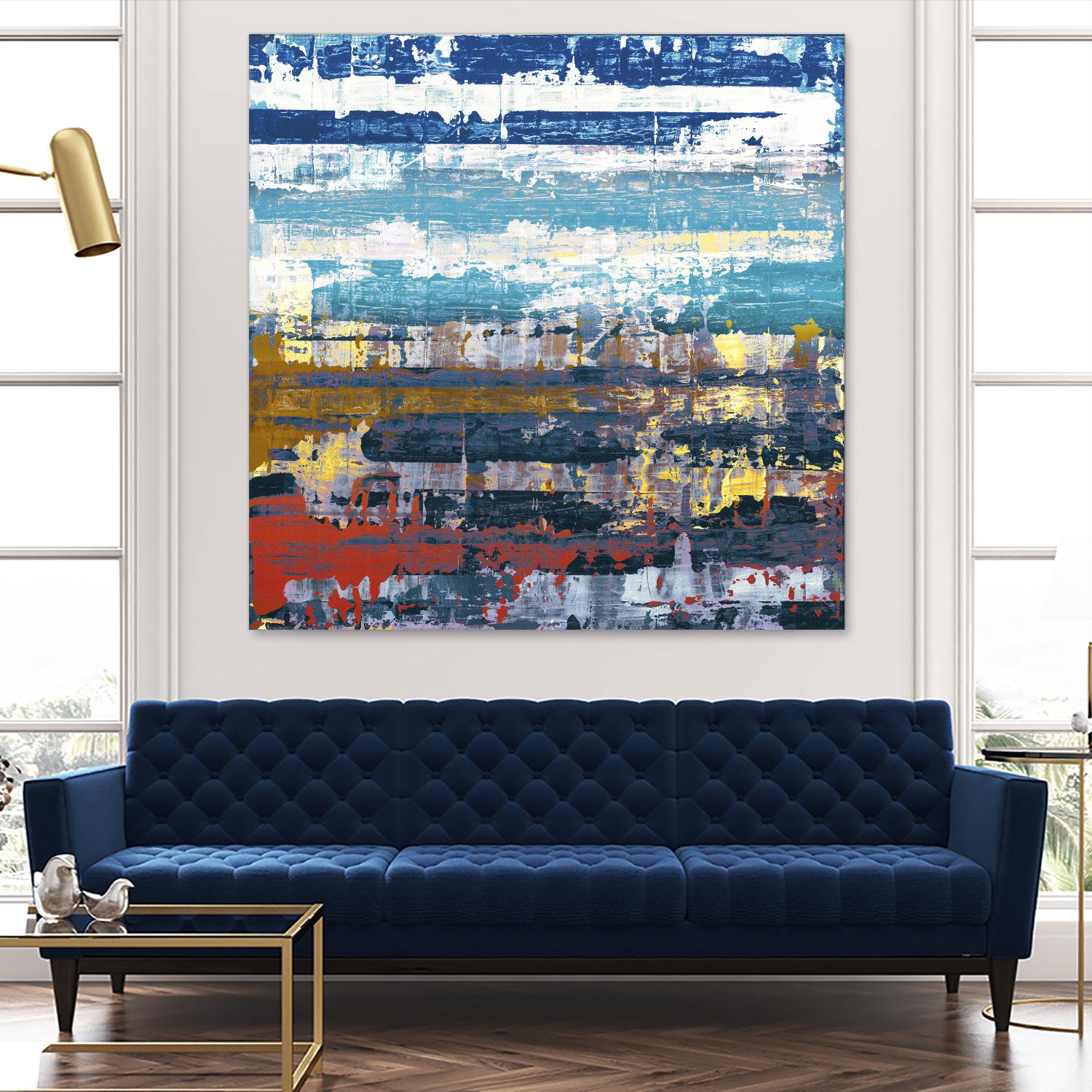 Hold of Time by Edward Selkirk on GIANT ART - red abstract