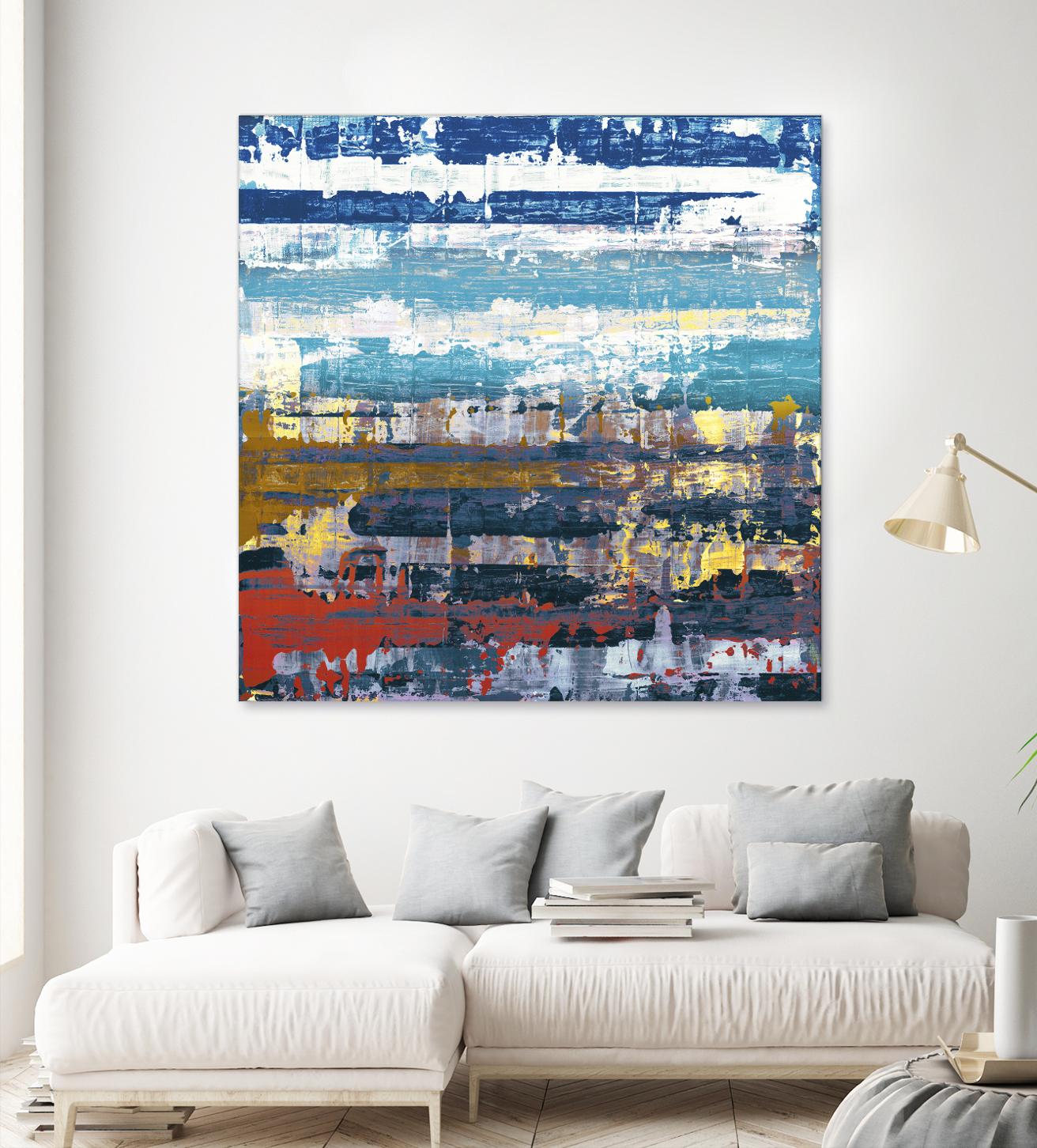 Hold of Time by Edward Selkirk on GIANT ART - red abstract