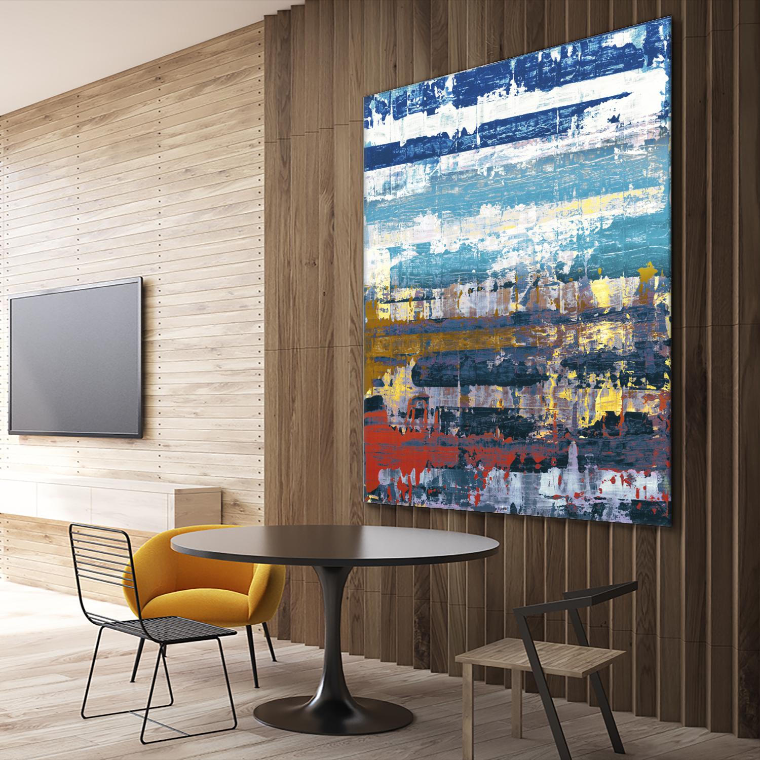 Hold of Time by Edward Selkirk on GIANT ART - red abstract