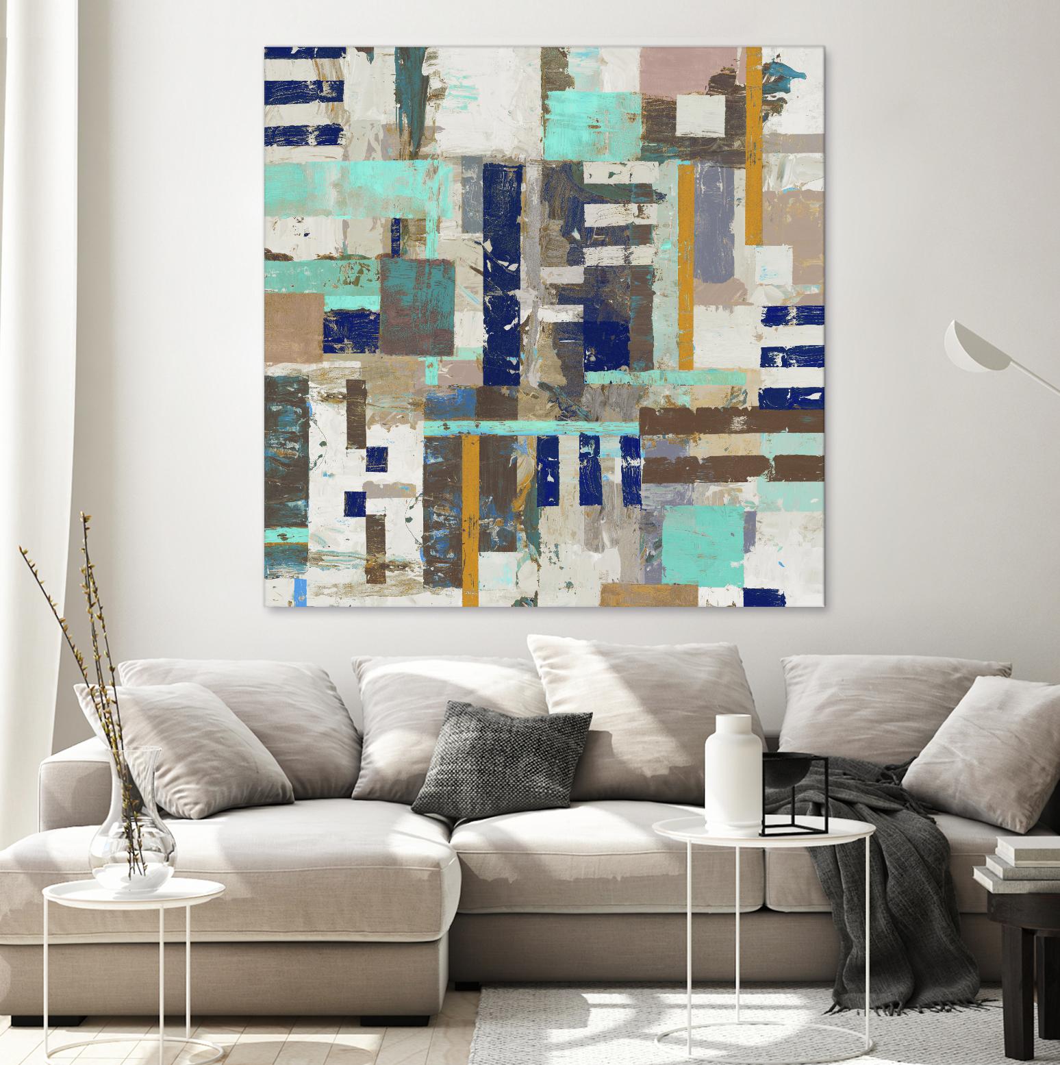 Acres I by Edward Selkirk on GIANT ART - blue abstract