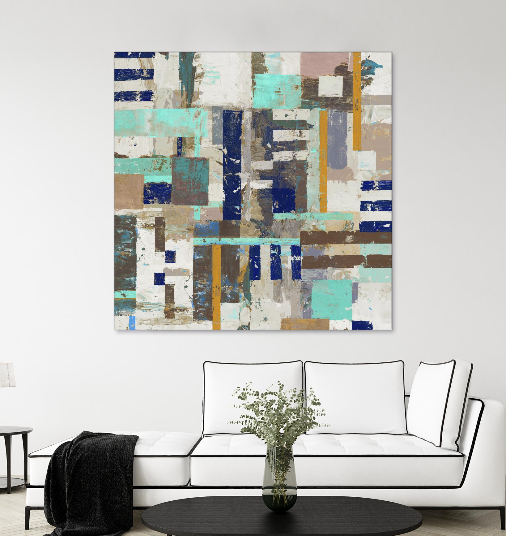 Acres I by Edward Selkirk on GIANT ART - blue abstract