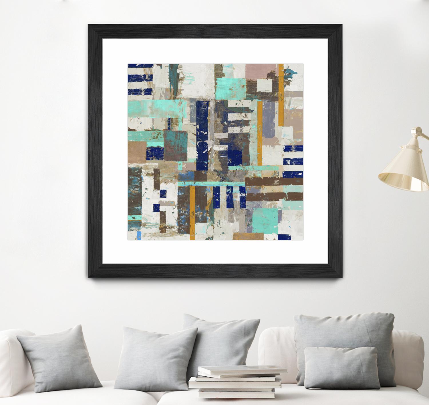 Acres I by Edward Selkirk on GIANT ART - blue abstract