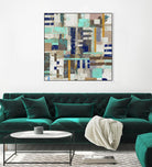 Acres I by Edward Selkirk on GIANT ART - blue abstract