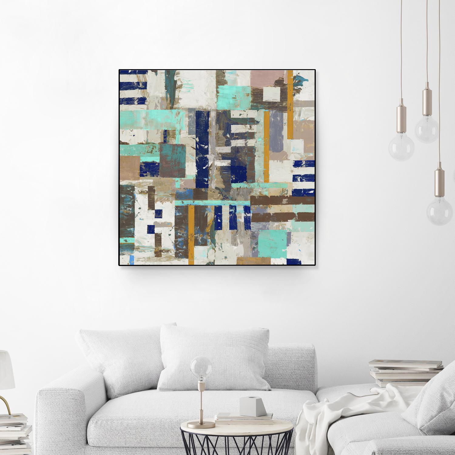 Acres I by Edward Selkirk on GIANT ART - blue abstract
