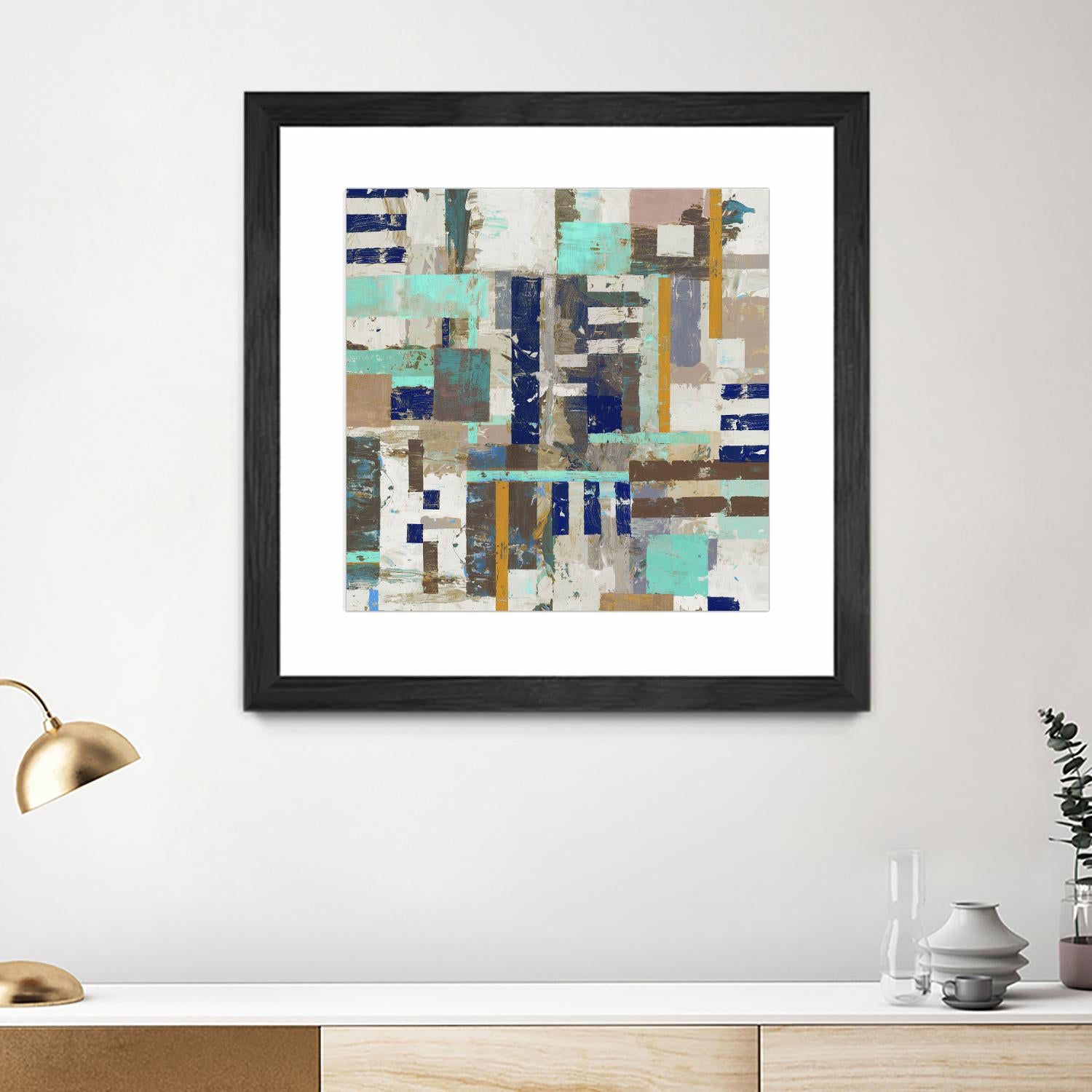 Acres I by Edward Selkirk on GIANT ART - blue abstract
