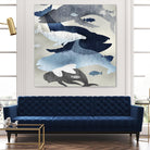 Whale Watching II by Edward Selkirk on GIANT ART - beige nautical