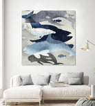Whale Watching II by Edward Selkirk on GIANT ART - beige nautical
