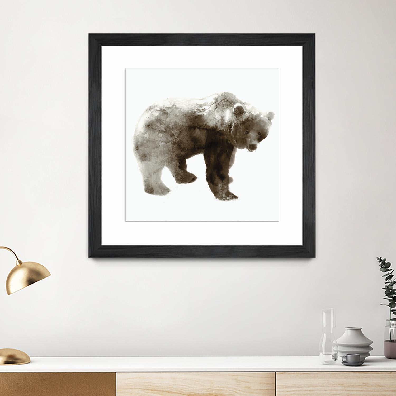 Bear by Edward Selkirk on GIANT ART - brown animals
