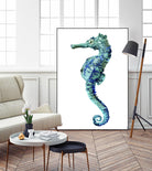Sea Horse by Edward Selkirk on GIANT ART - white nautical