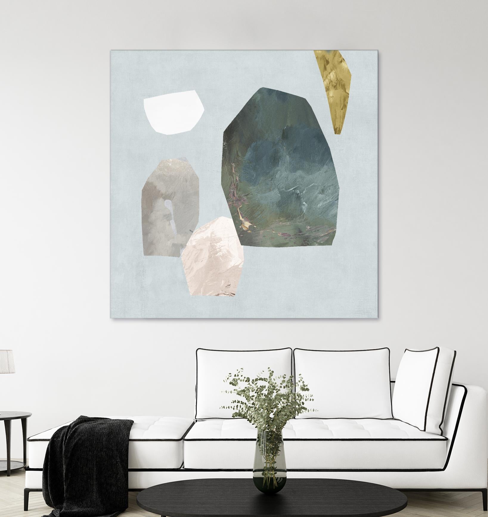 Assembly I by Edward Selkirk on GIANT ART - blue abstract contemporary