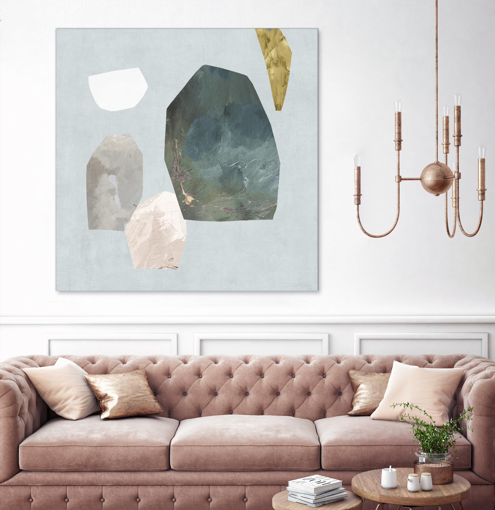 Assembly I by Edward Selkirk on GIANT ART - blue abstract contemporary