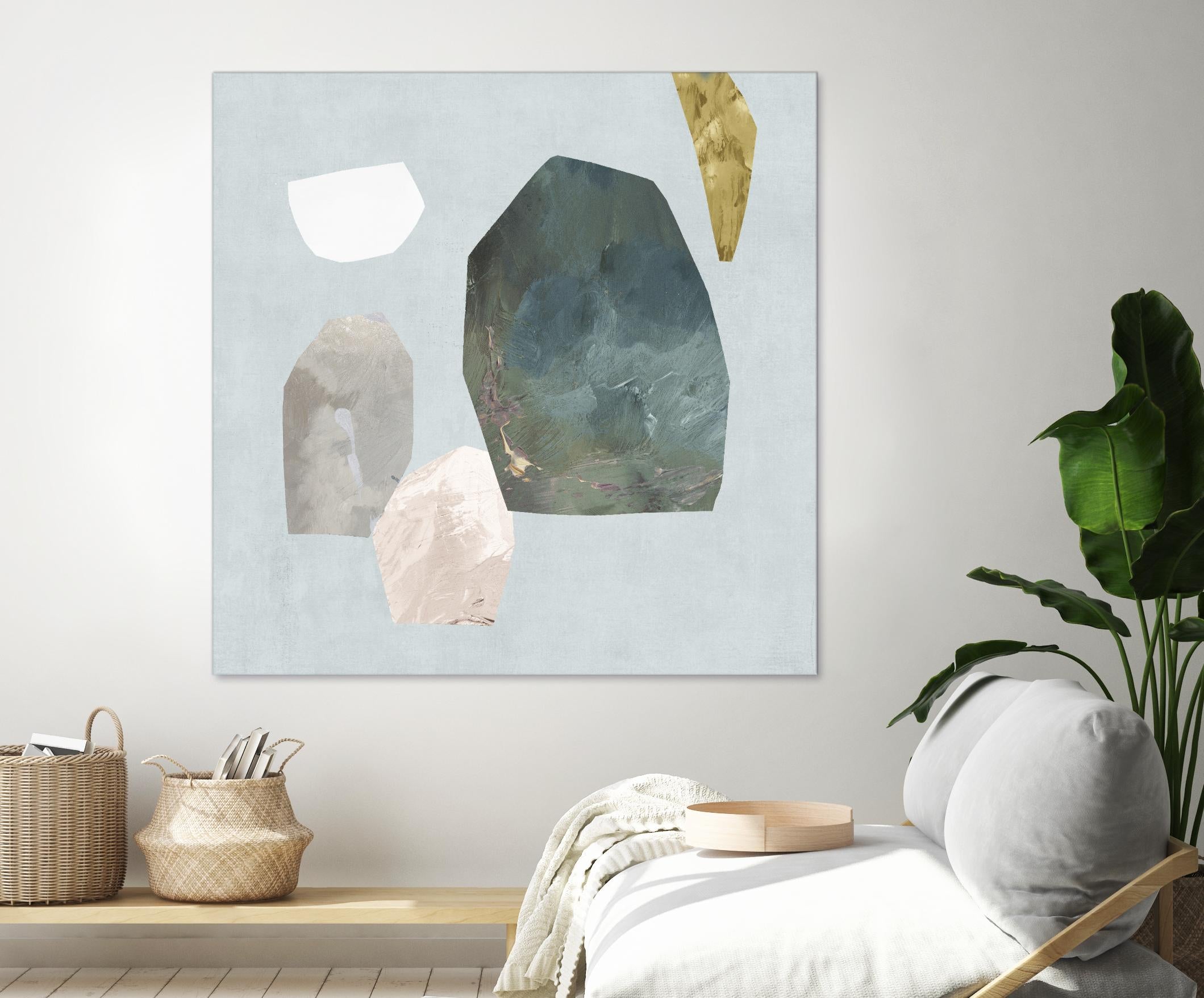 Assembly I by Edward Selkirk on GIANT ART - blue abstract contemporary