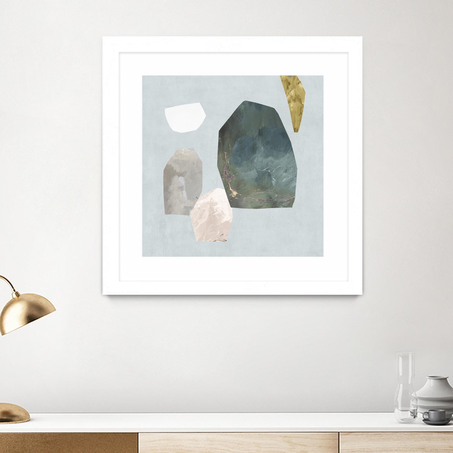 Assembly I by Edward Selkirk on GIANT ART - blue abstract contemporary