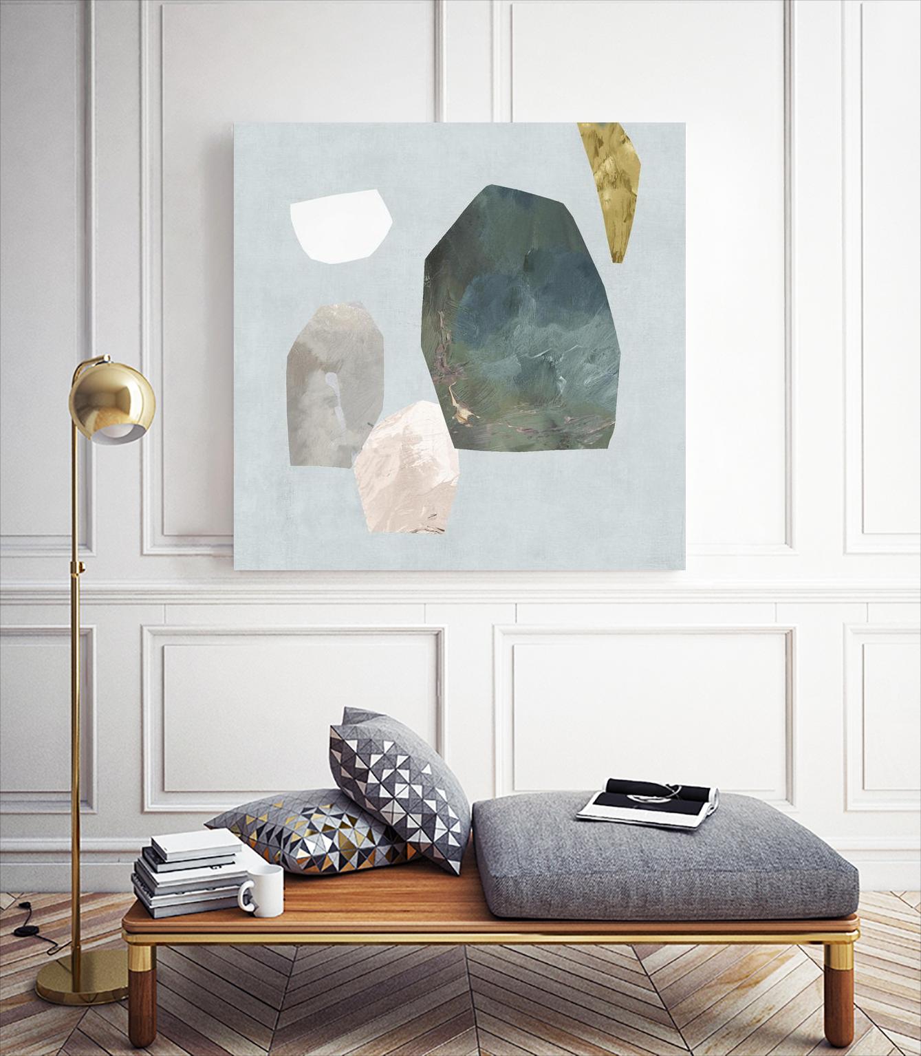 Assembly I by Edward Selkirk on GIANT ART - blue abstract contemporary