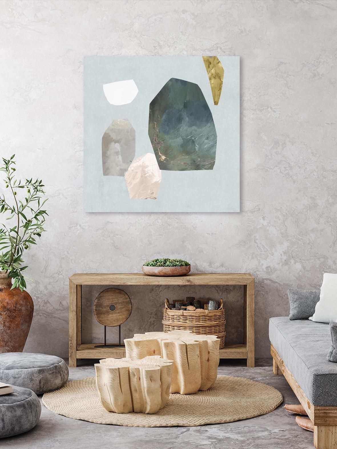 Assembly I by Edward Selkirk on GIANT ART - blue abstract contemporary