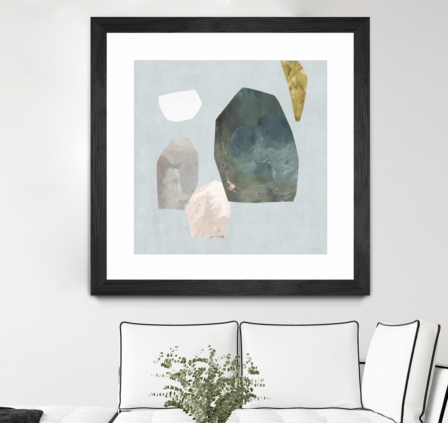 Assembly I by Edward Selkirk on GIANT ART - blue abstract contemporary