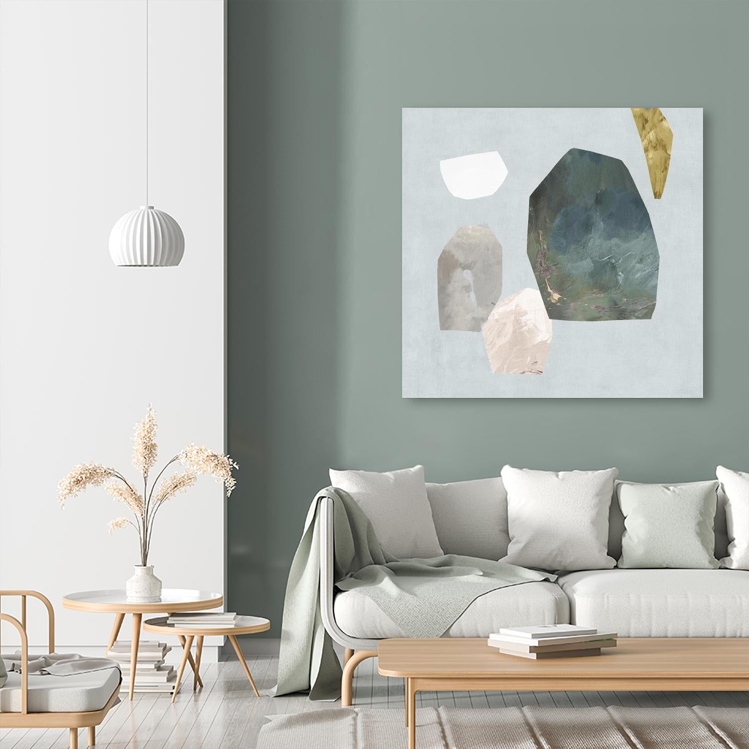 Assembly I by Edward Selkirk on GIANT ART - blue abstract contemporary