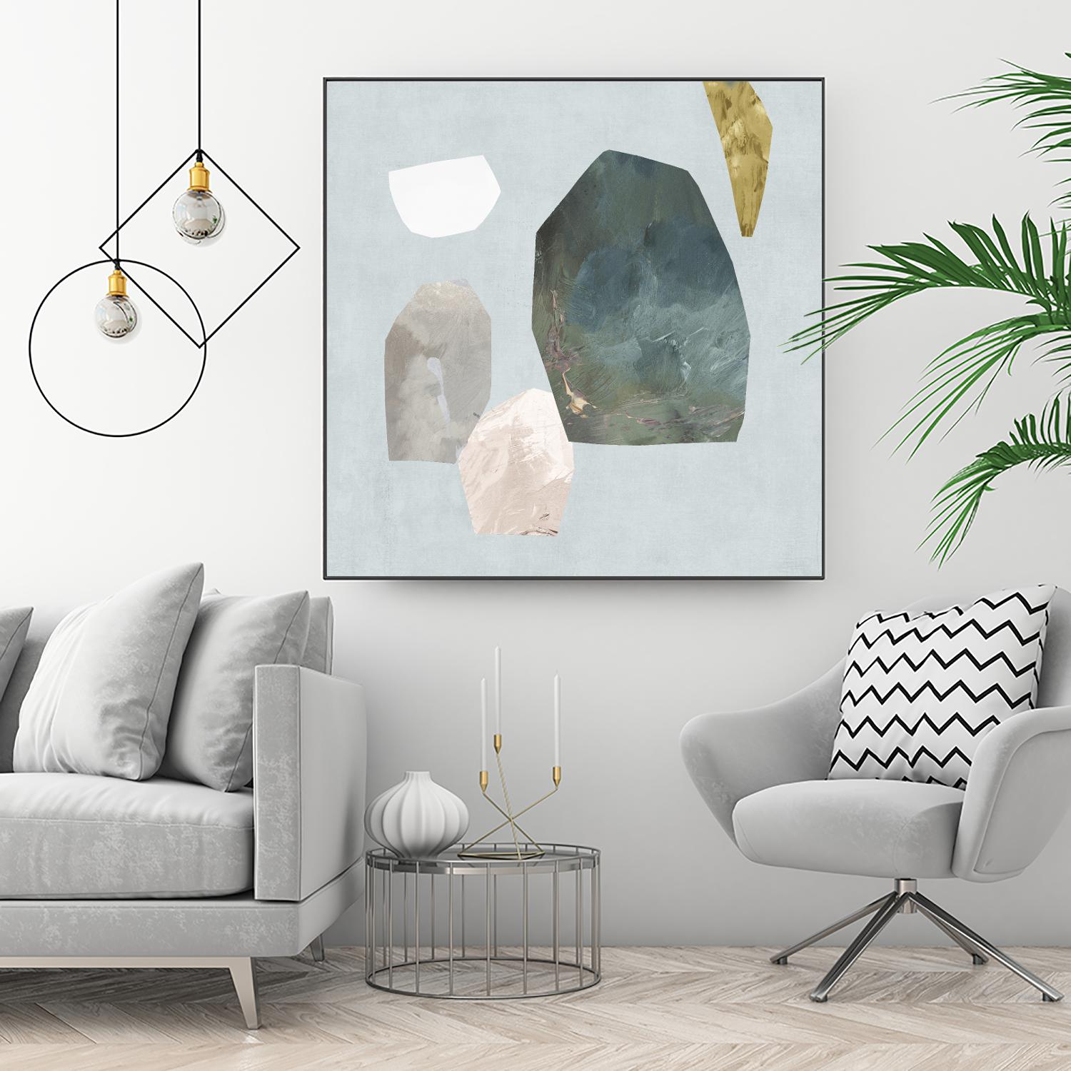 Assembly I by Edward Selkirk on GIANT ART - blue abstract contemporary