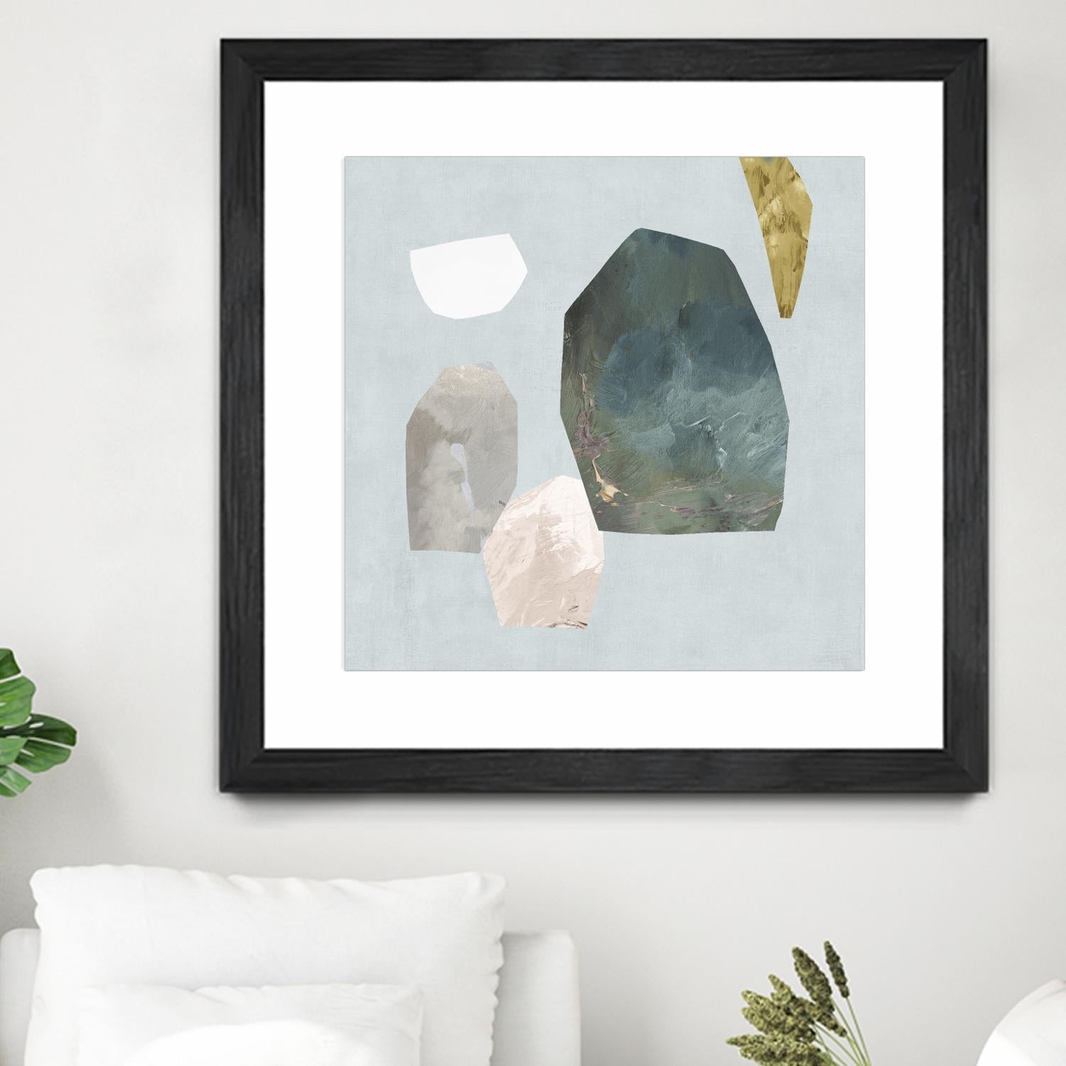 Assembly I by Edward Selkirk on GIANT ART - blue abstract contemporary