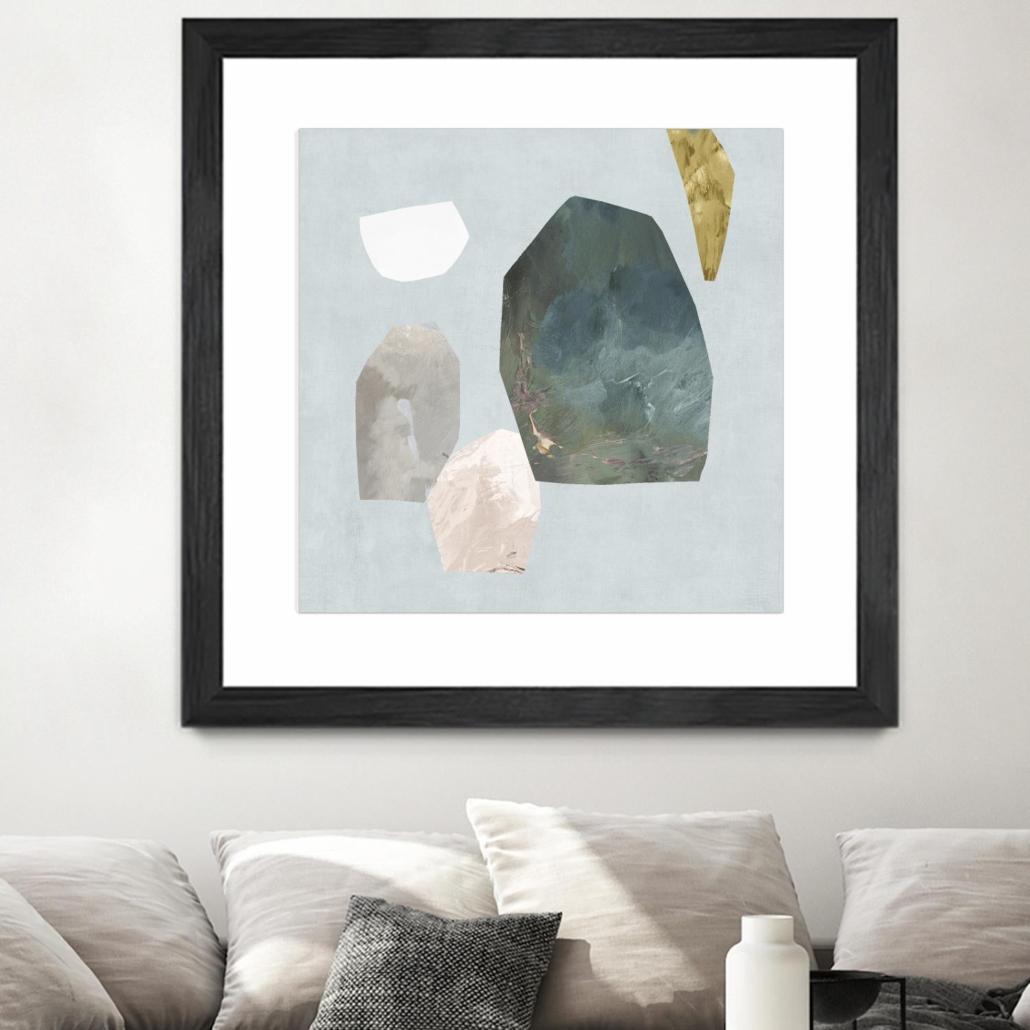 Assembly I by Edward Selkirk on GIANT ART - blue abstract contemporary