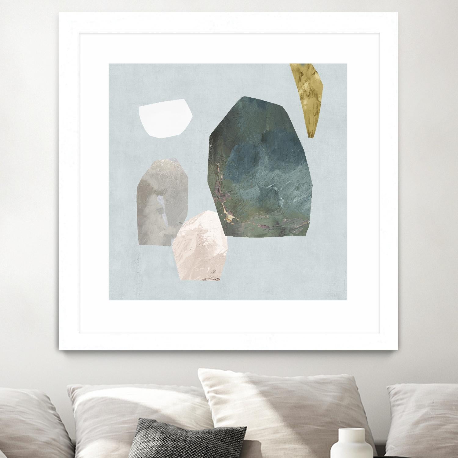 Assembly I by Edward Selkirk on GIANT ART - blue abstract contemporary