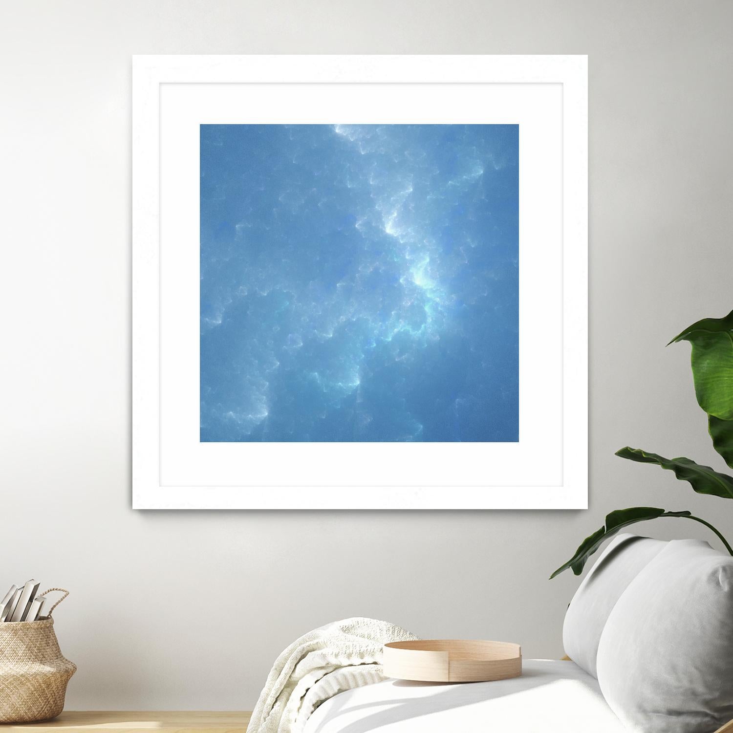 Watergleam by Shannon McCalley on GIANT ART - blue contemporary