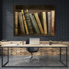 Vintage Book Collection II by Sylvia Cook on GIANT ART - orange leisure