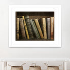 Vintage Book Collection II by Sylvia Cook on GIANT ART - orange leisure