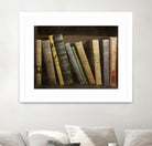 Vintage Book Collection II by Sylvia Cook on GIANT ART - orange leisure