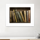 Vintage Book Collection II by Sylvia Cook on GIANT ART - orange leisure