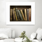 Vintage Book Collection II by Sylvia Cook on GIANT ART - orange leisure