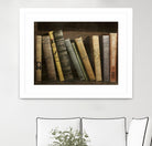 Vintage Book Collection II by Sylvia Cook on GIANT ART - orange leisure