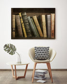 Vintage Book Collection II by Sylvia Cook on GIANT ART - orange leisure