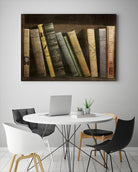 Vintage Book Collection II by Sylvia Cook on GIANT ART - orange leisure