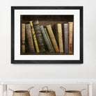 Vintage Book Collection II by Sylvia Cook on GIANT ART - orange leisure