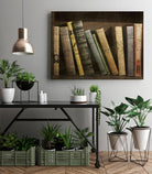 Vintage Book Collection II by Sylvia Cook on GIANT ART - orange leisure