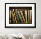 Vintage Book Collection II by Sylvia Cook on GIANT ART - orange leisure