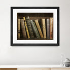 Vintage Book Collection II by Sylvia Cook on GIANT ART - orange leisure