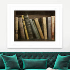 Vintage Book Collection II by Sylvia Cook on GIANT ART - orange leisure