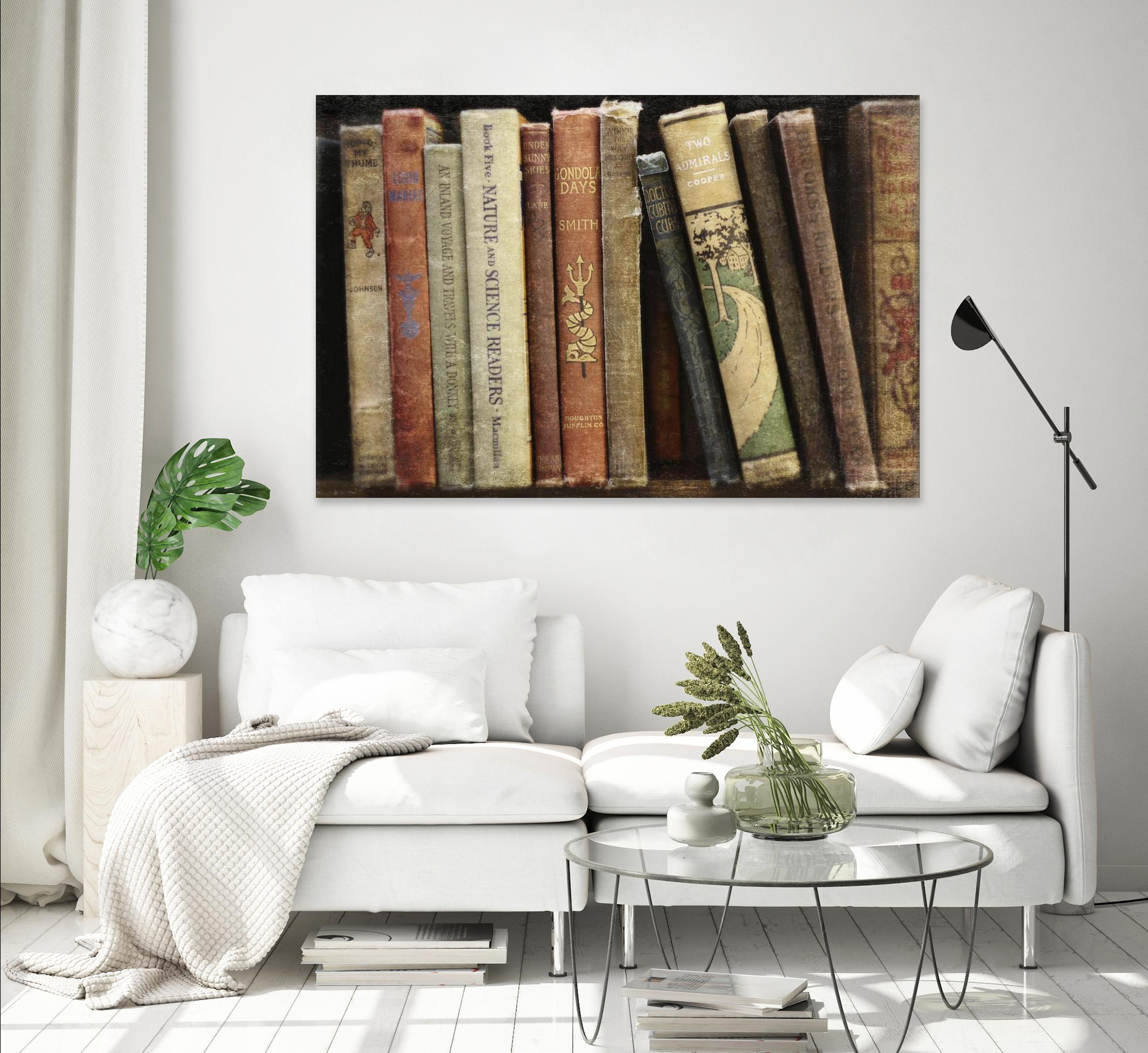 Vintage Book Collection III by Sylvia Cook on GIANT ART - white leisure