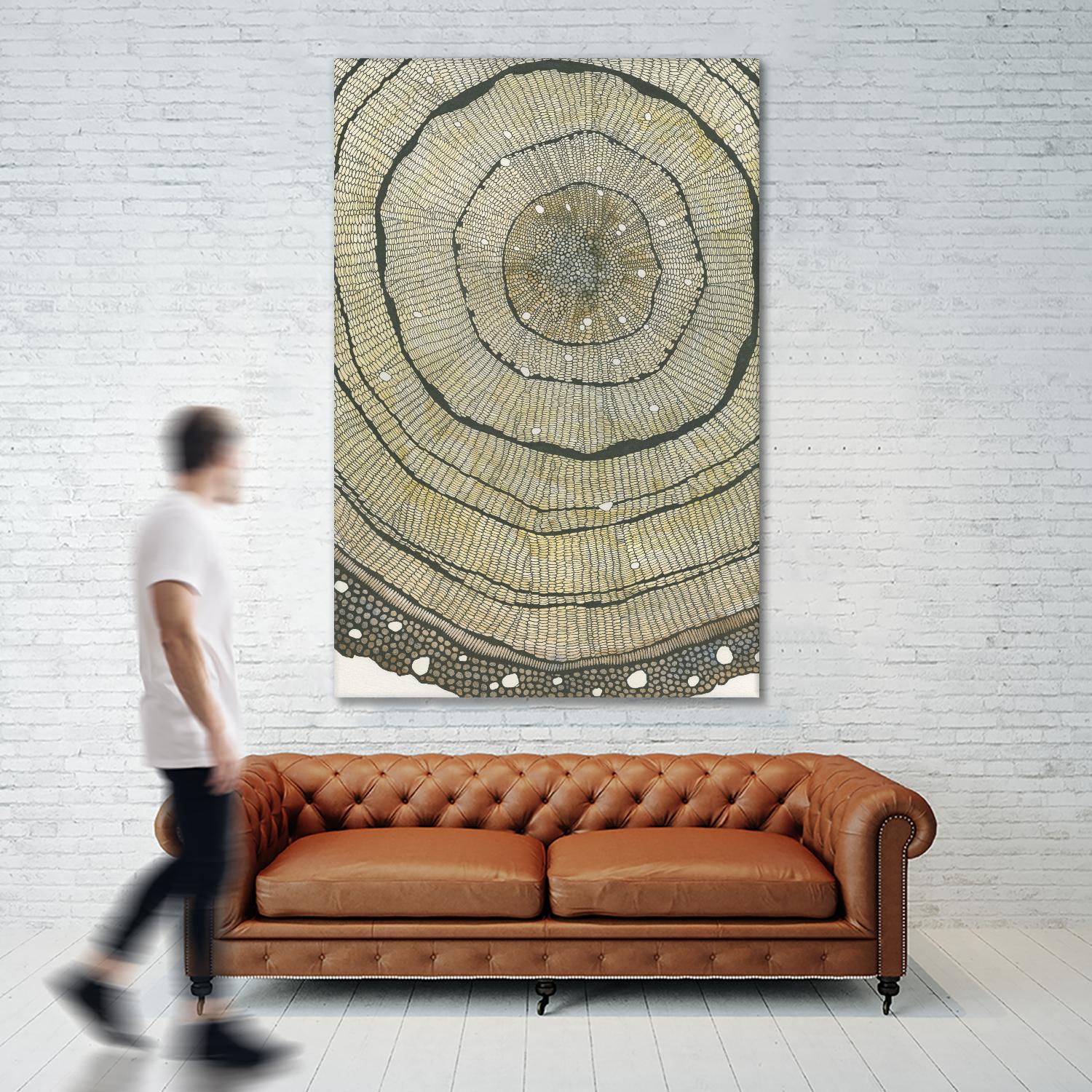 Fir by Sandrine Pellisier on GIANT ART - brown abstract