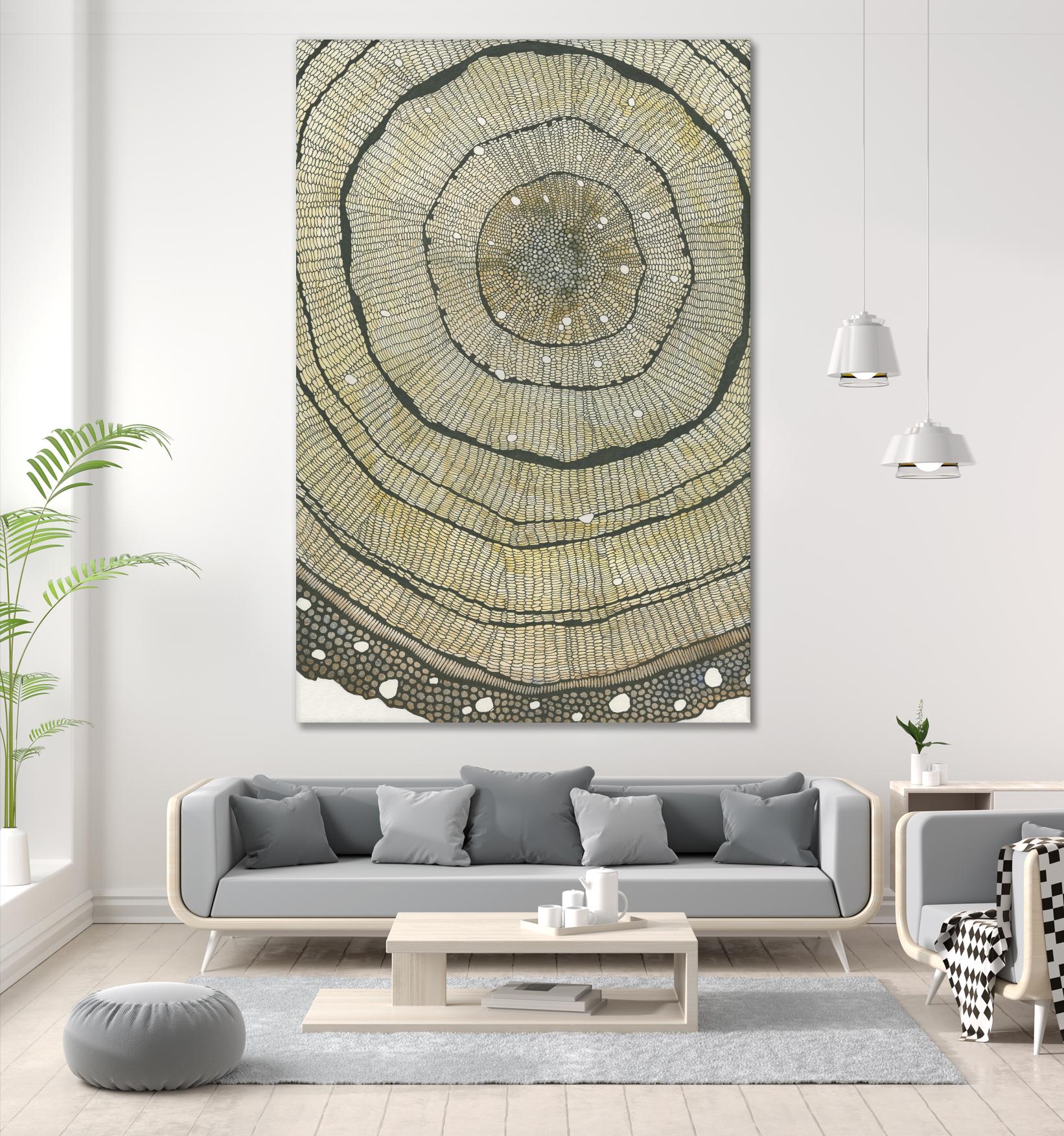 Fir by Sandrine Pellisier on GIANT ART - brown abstract