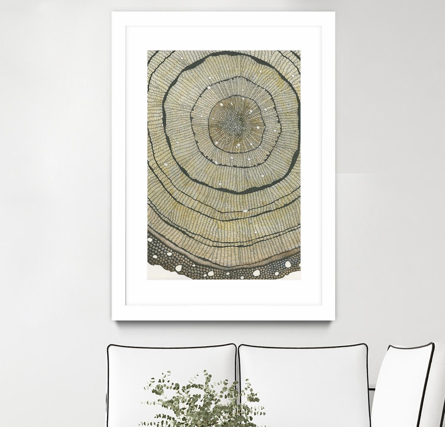 Fir by Sandrine Pellisier on GIANT ART - brown abstract