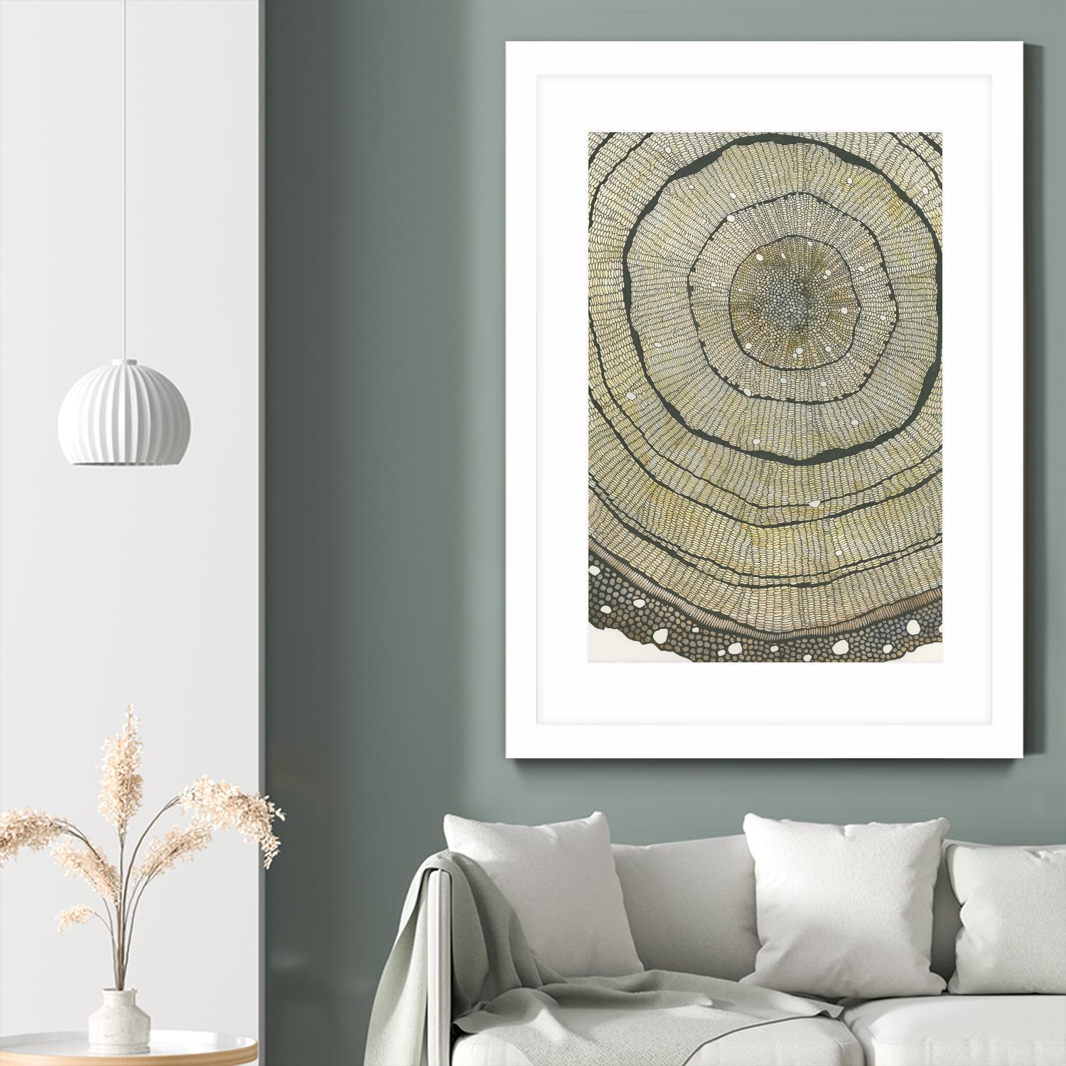 Fir by Sandrine Pellisier on GIANT ART - brown abstract