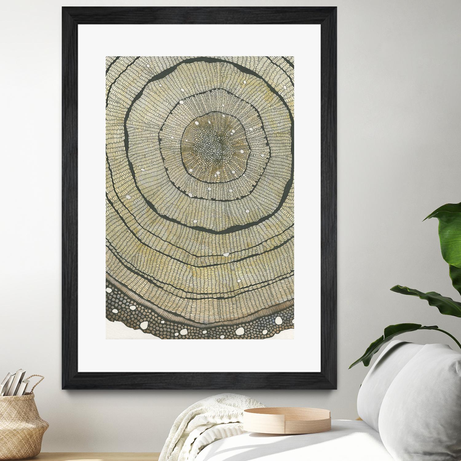 Fir by Sandrine Pellisier on GIANT ART - brown abstract