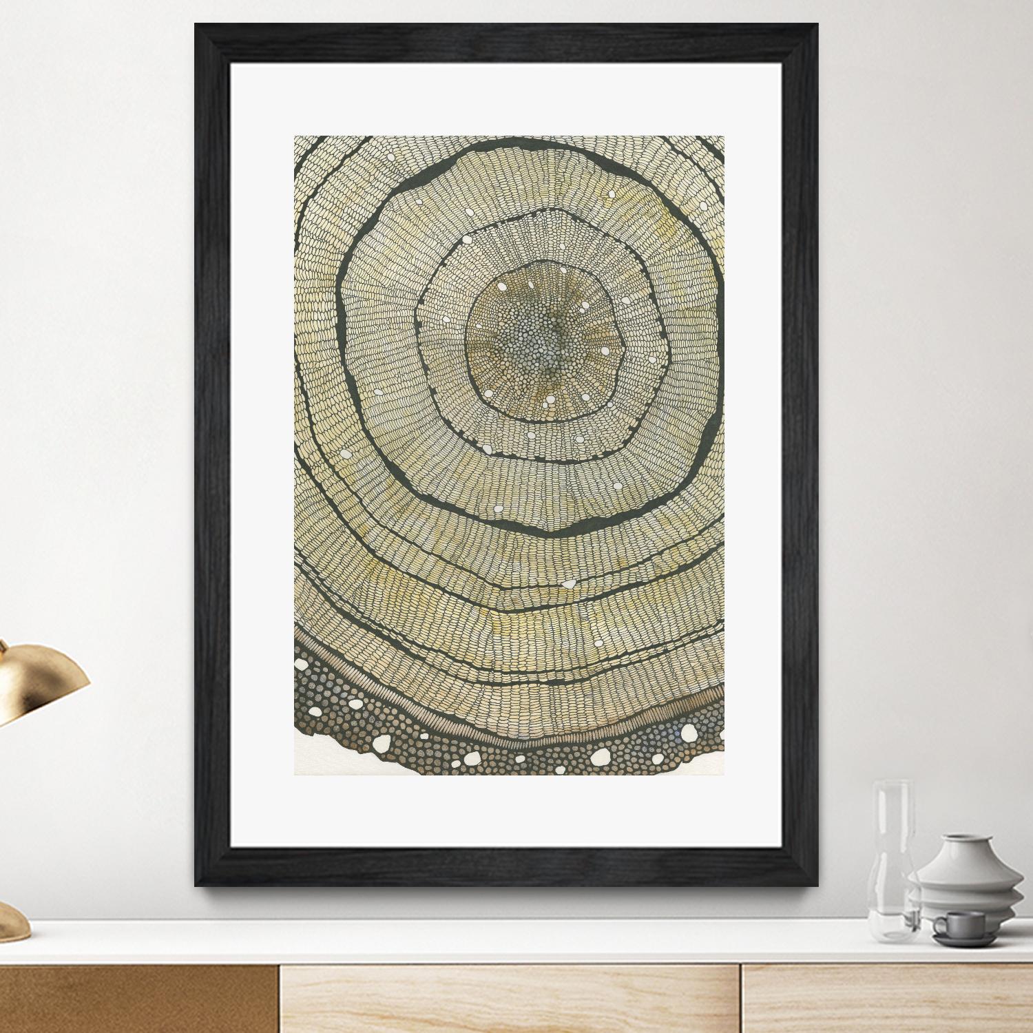 Fir by Sandrine Pellisier on GIANT ART - brown abstract