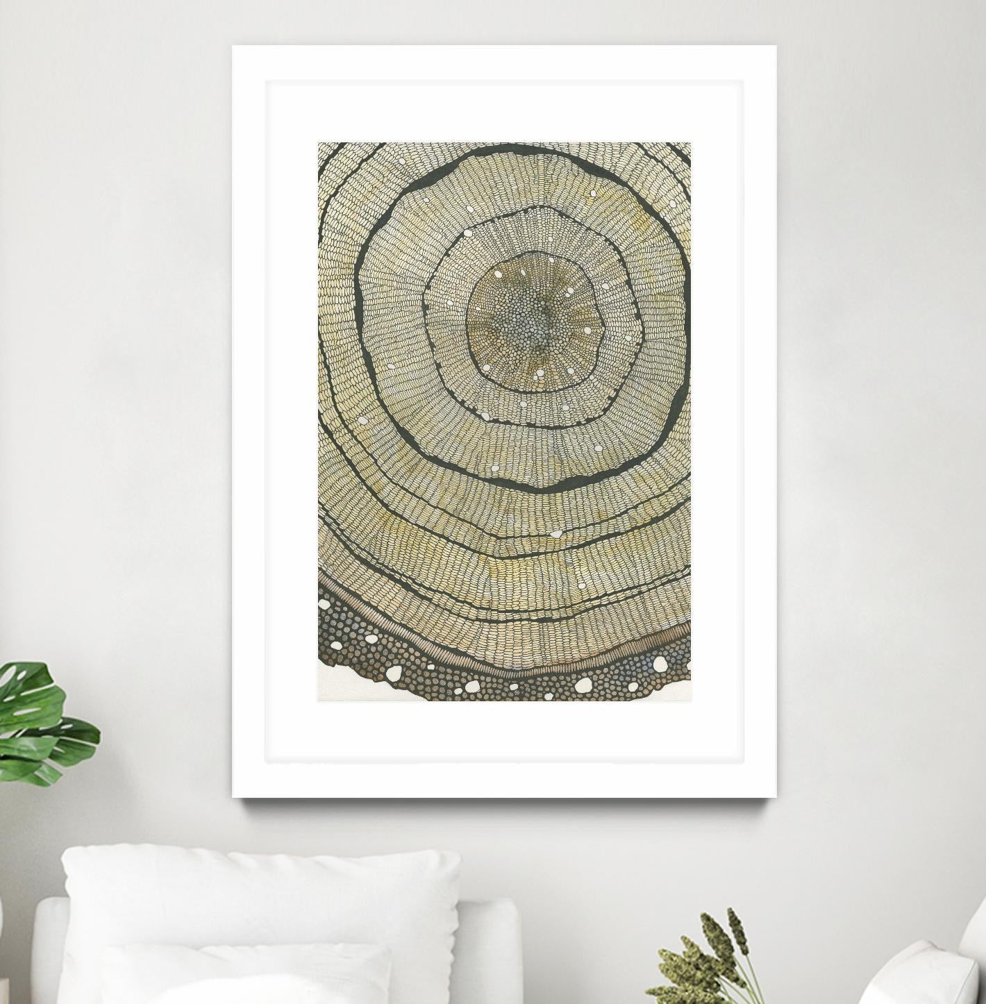 Fir by Sandrine Pellisier on GIANT ART - brown abstract